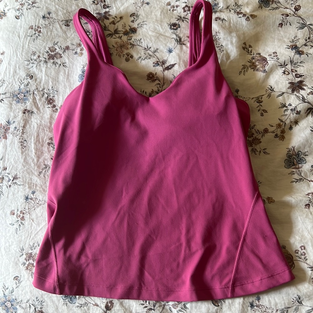 Lululemon Berry Pink Align Tank (Long Version)